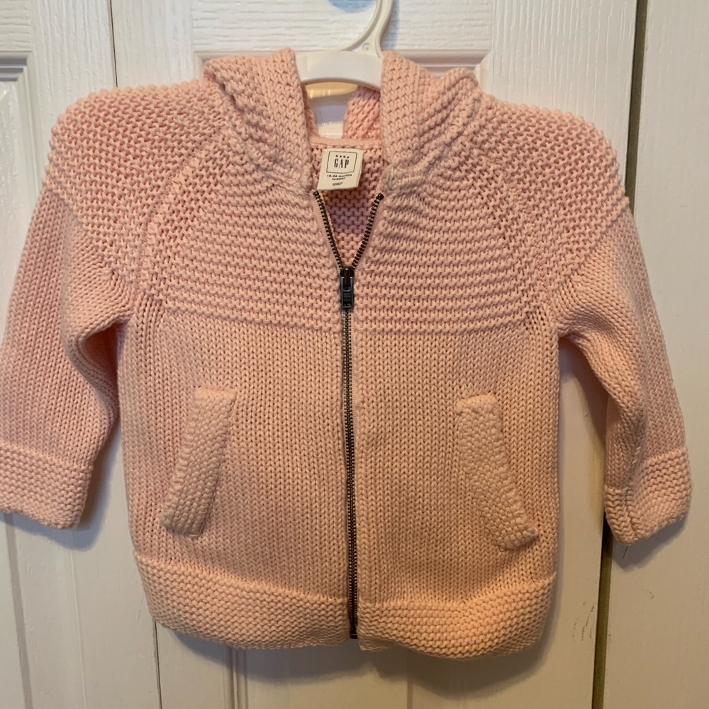 Gap kids, toddler girls light pink jacket